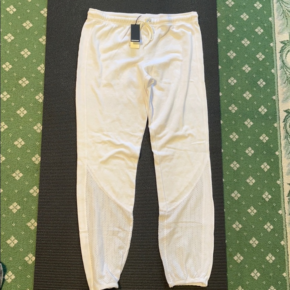Monrow mesh-panel sweatpants